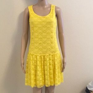 NWOT drop-waist lace dress size M